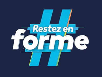 #Restez en forme